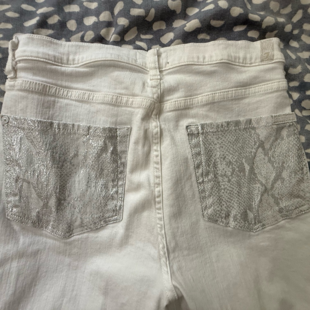 7 For All Mankind Neiman Marcus Collection The High Waist Ankle Skinny Raw Hem